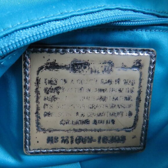 COACH Limited Edition Poppy Spotlight Sequin Metallic Top Handle Crossbody Bag - Picture 15 of 15